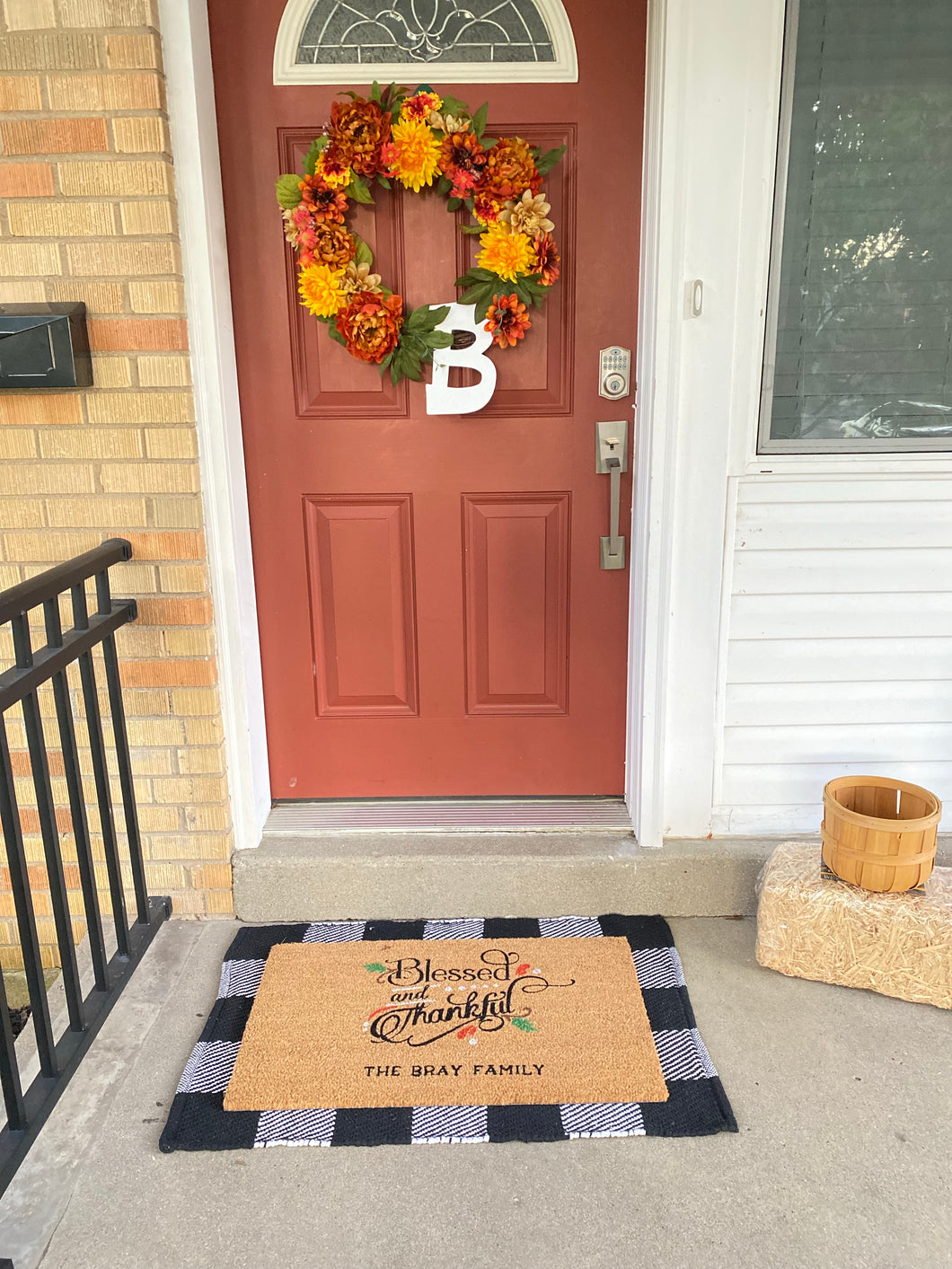 Wreath and Rug Set